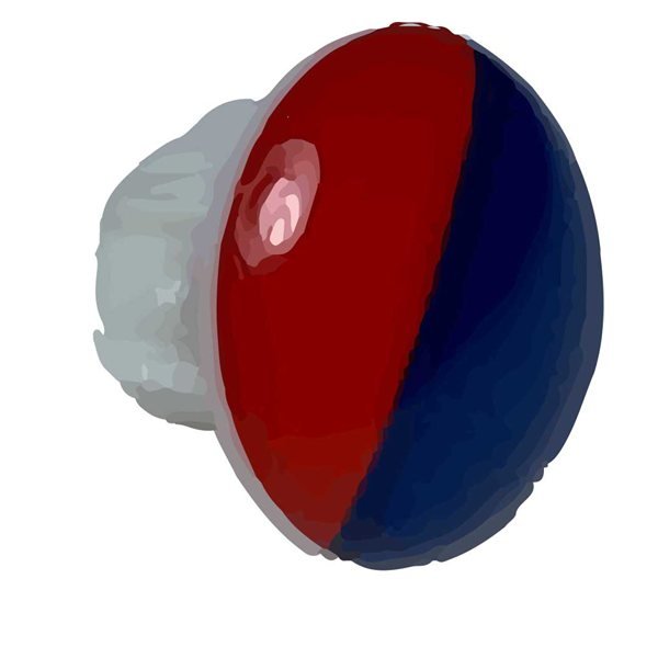 Marca Color Rojo/Azul Base 6,8 mm